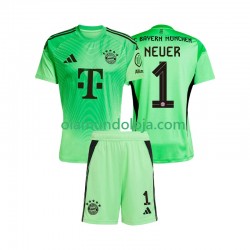 Camisola Bayern de Munique Manuel Neuer 1 Guarda-redes Criança Equipamento Primeiro 2025-2026 Manga Curta